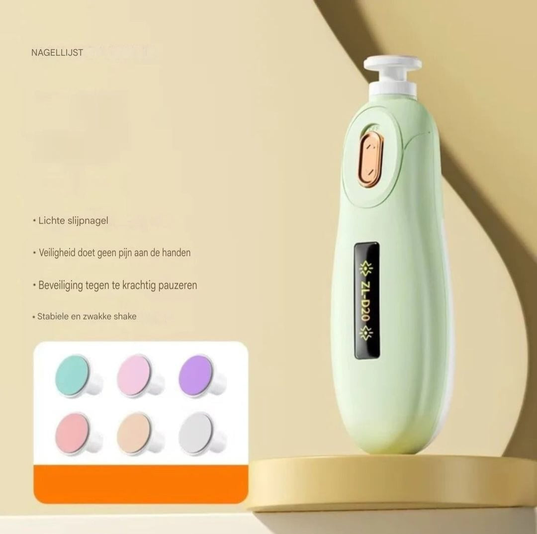 Electric Baby Nail Trimmer – Silent Nail Grinder 